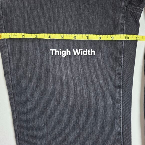 J. McLaughlin Black Straight Leg Mid Rise Cotton/Spandex Denim Jeans Size 12 - Picture 12 of 12